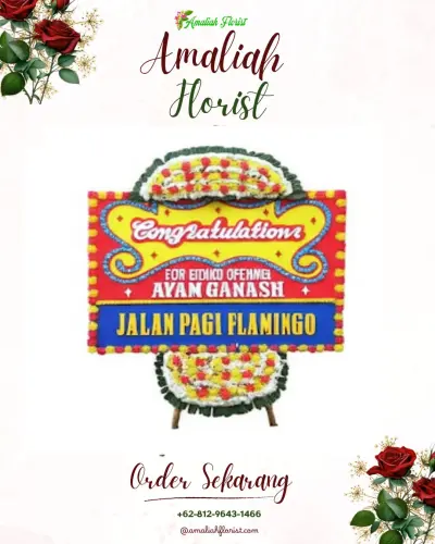 Bunga Papan Congratulation di Mundeh Kauh